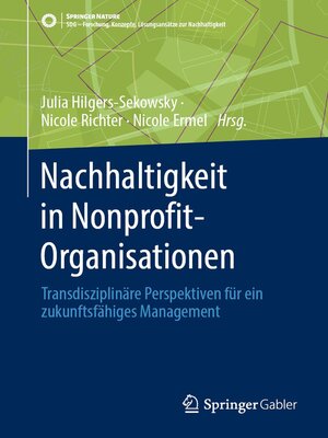cover image of Nachhaltigkeit in Nonprofit-Organisationen